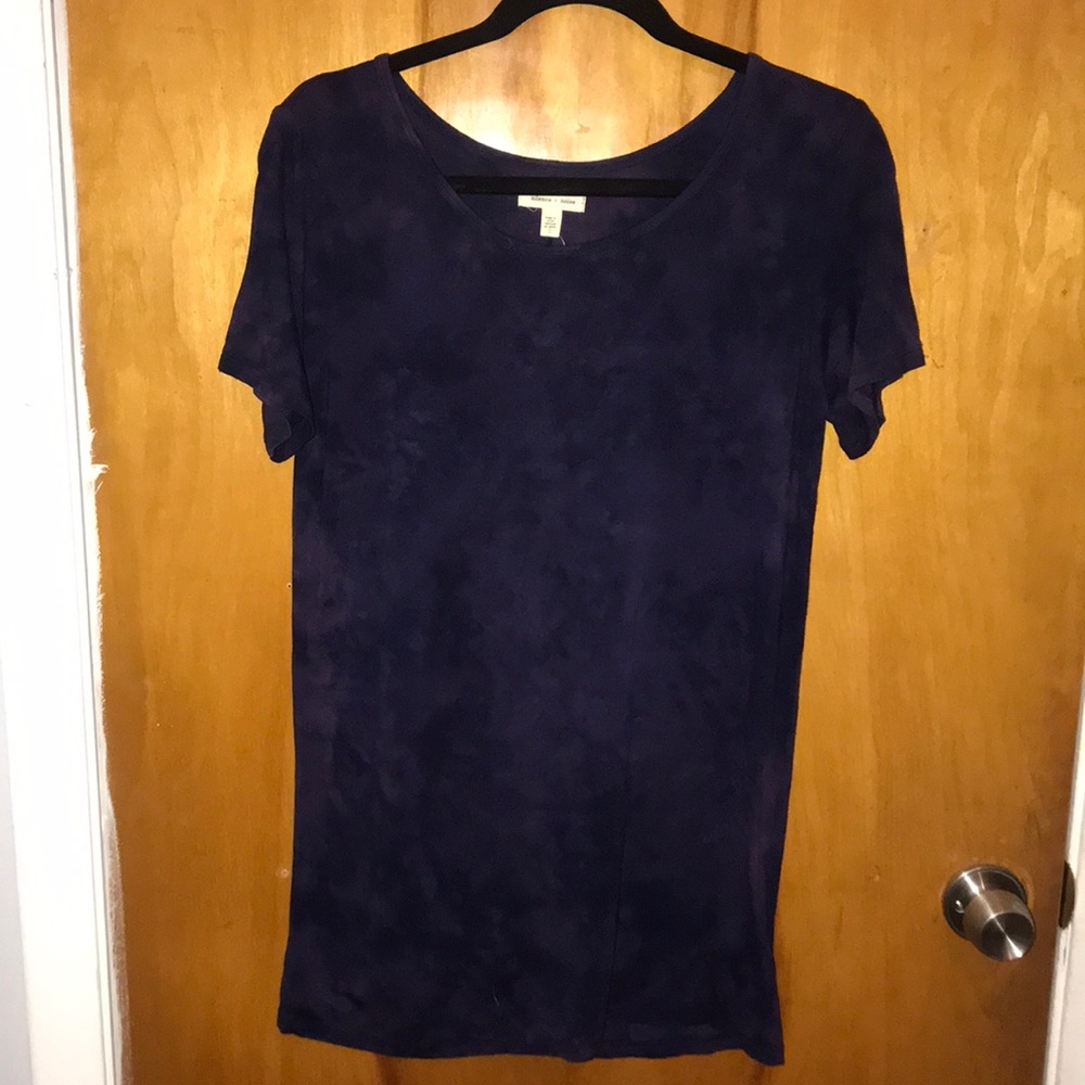 NEW Tie Dye Split Back Shirt